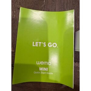 Wemo Mini Smart Plug F7C063 White NWOT Smart Home Automation Outlet‎
